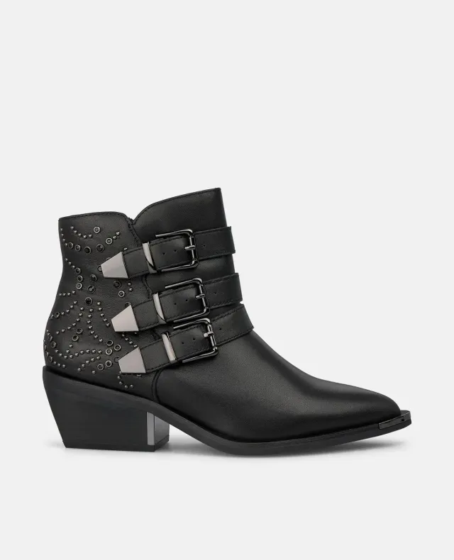 Alma en Pena I260555 bottines napa noires boucles