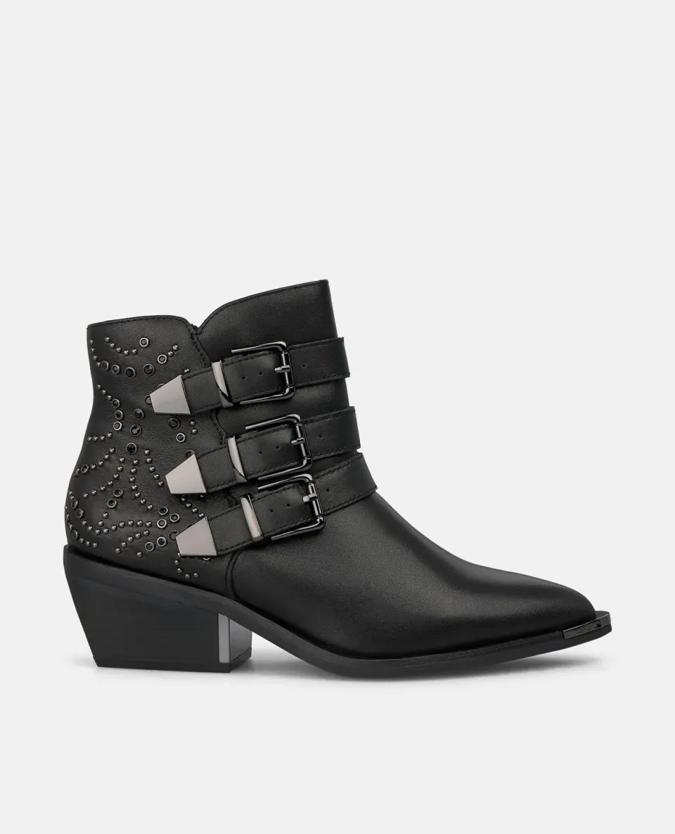 Alma en Pena I260555 bottines napa noires boucles