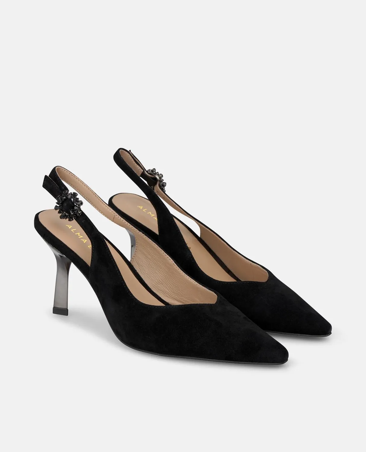 Alma en Pena I260271 escarpins ante noirs talon 8 cm
