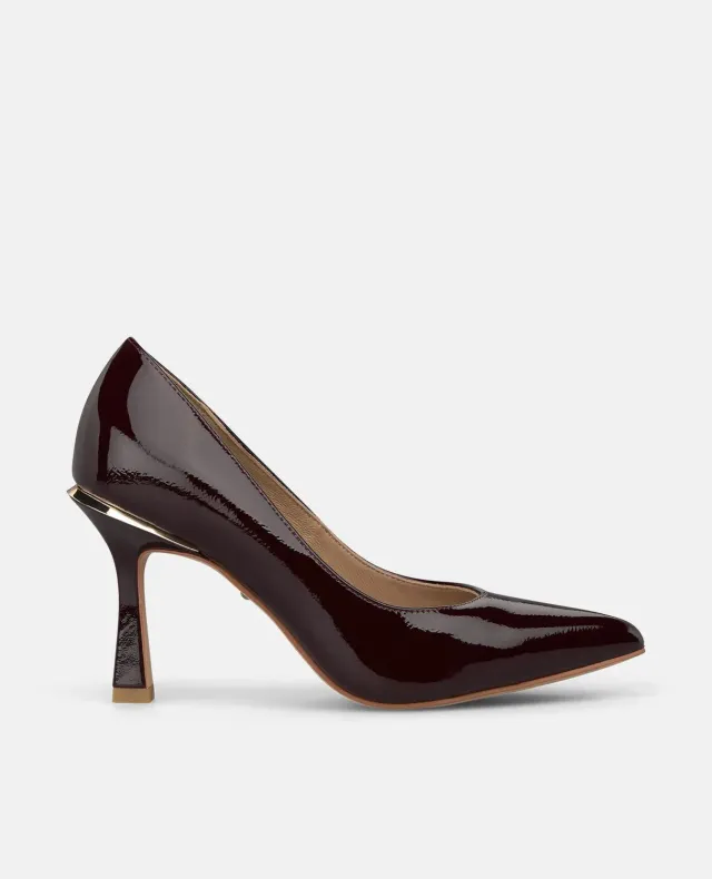 Alma en Pena I260240C escarpins vernis bordeaux 8 cm