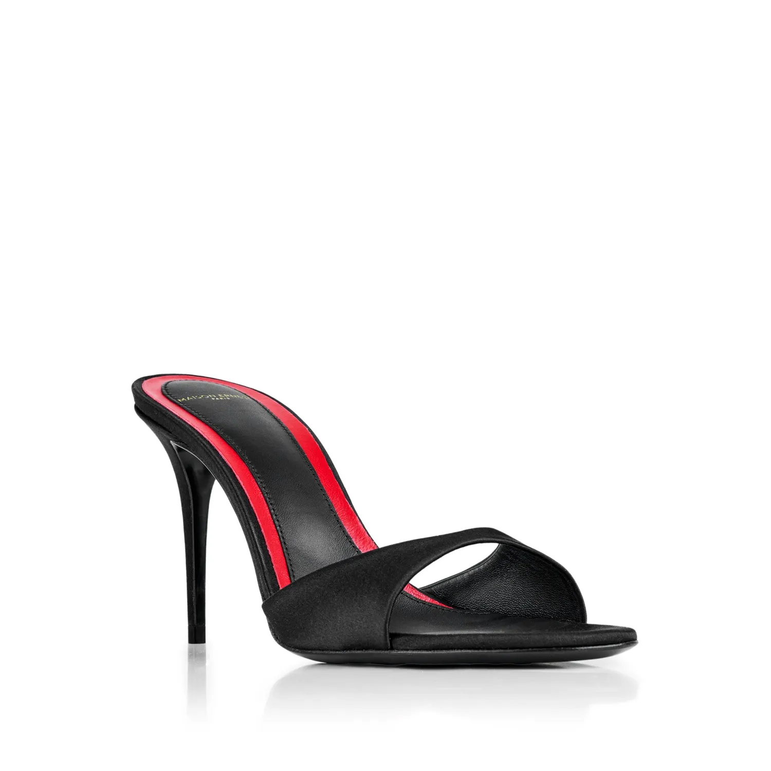 Maison Ernest Lidylle 85 mules satin noir
