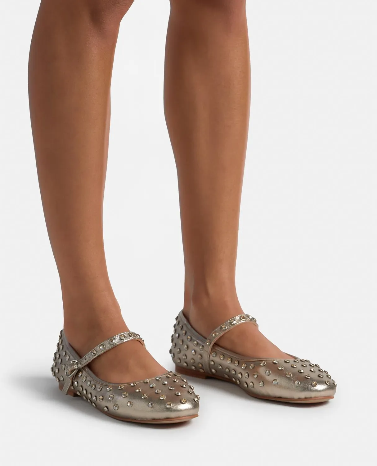 Alma en Pena V250534 ballerines bronze à strass