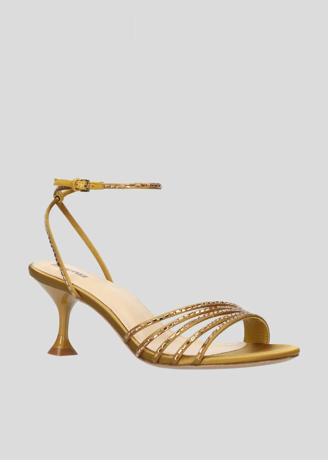 Lola Cruz Emma Sandal 65 sandales talon moutarde
