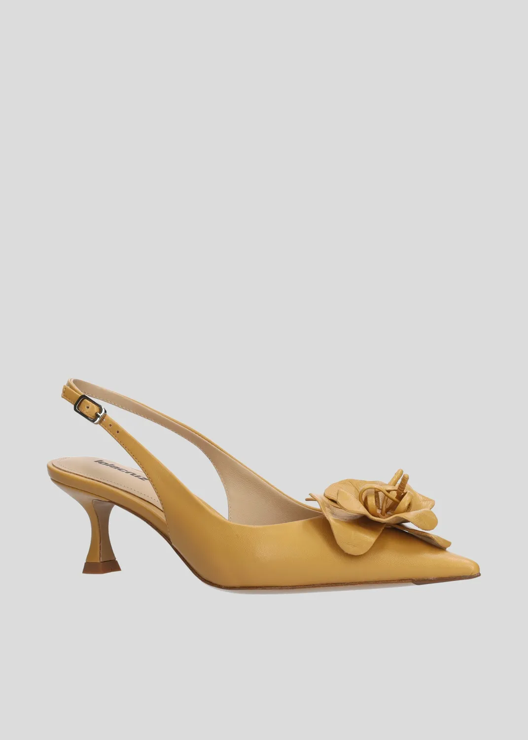 Lola Cruz Tulipa 55 escarpins camel talon 5,5 cm
