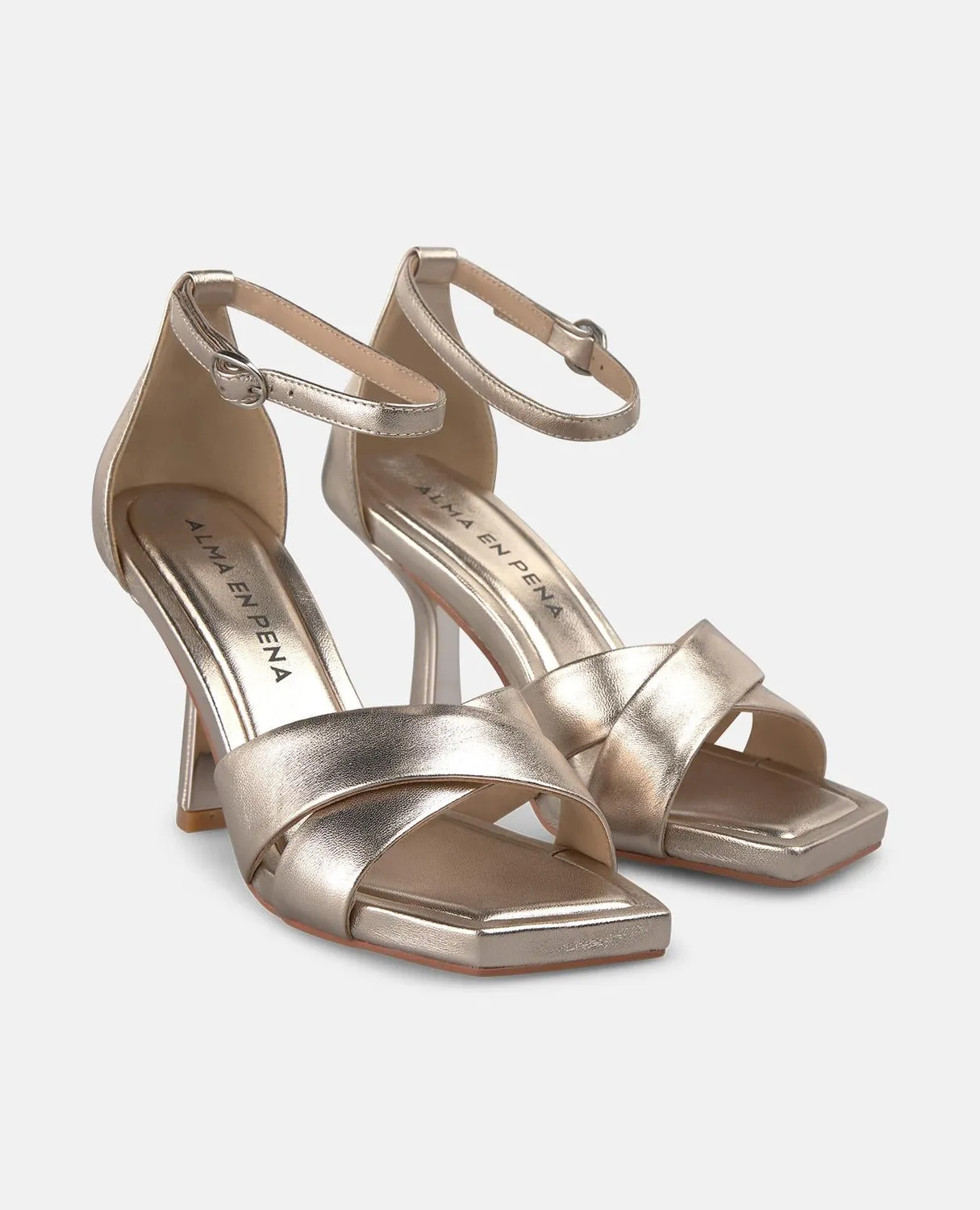 Alma en Pena V264011 sandales talon bronze 9 cm