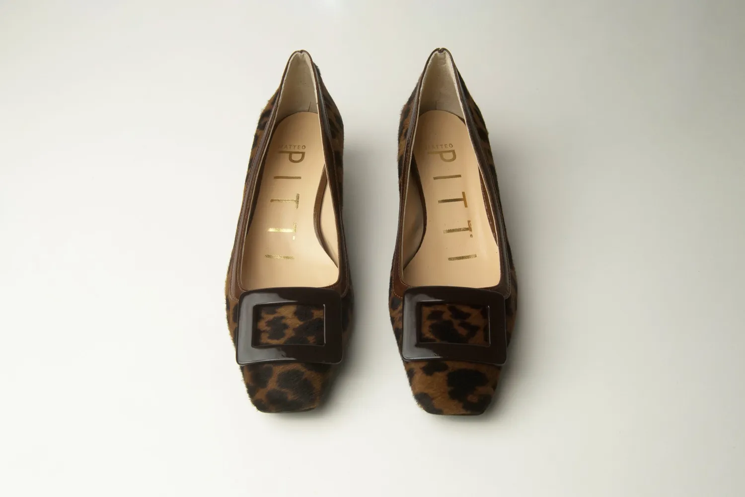 Matteo Pitti escarpin léopard taupe cavallino