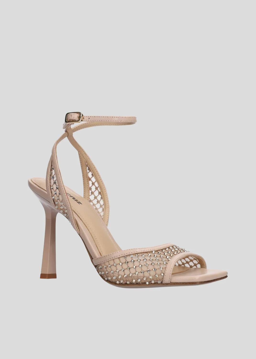 Lola Cruz Carmen 95 sandales nude talon 9,5 cm