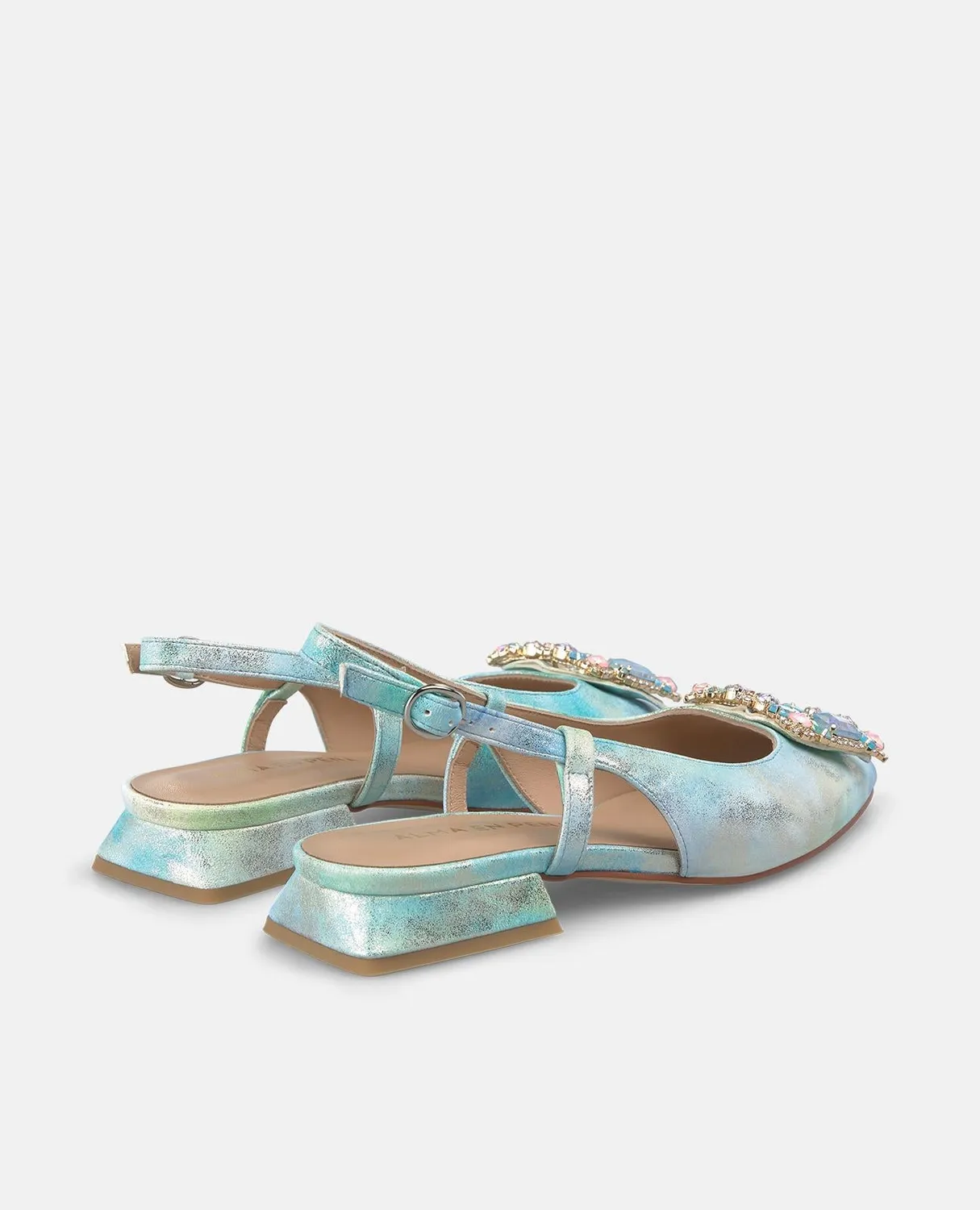 Alma en Pena V261006 slingback bleu talon 2 cm