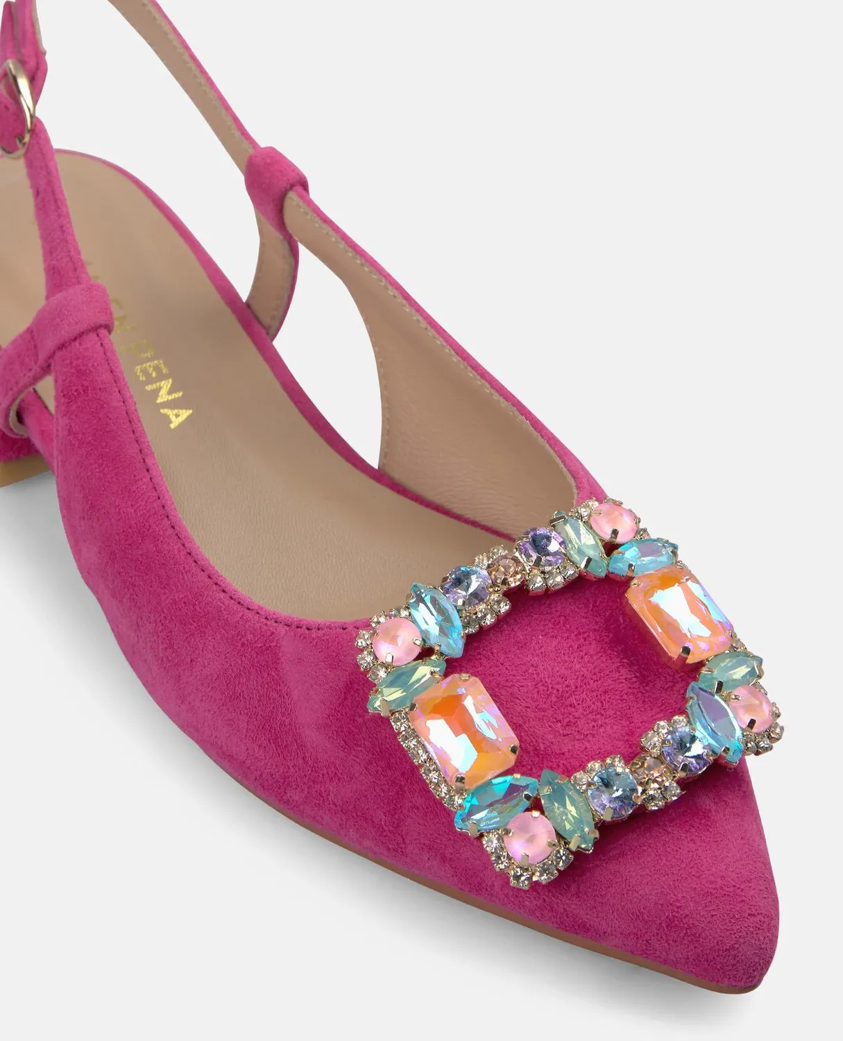 Alma en Pena V261006 escarpins slingback fuchsia talon 2 cm