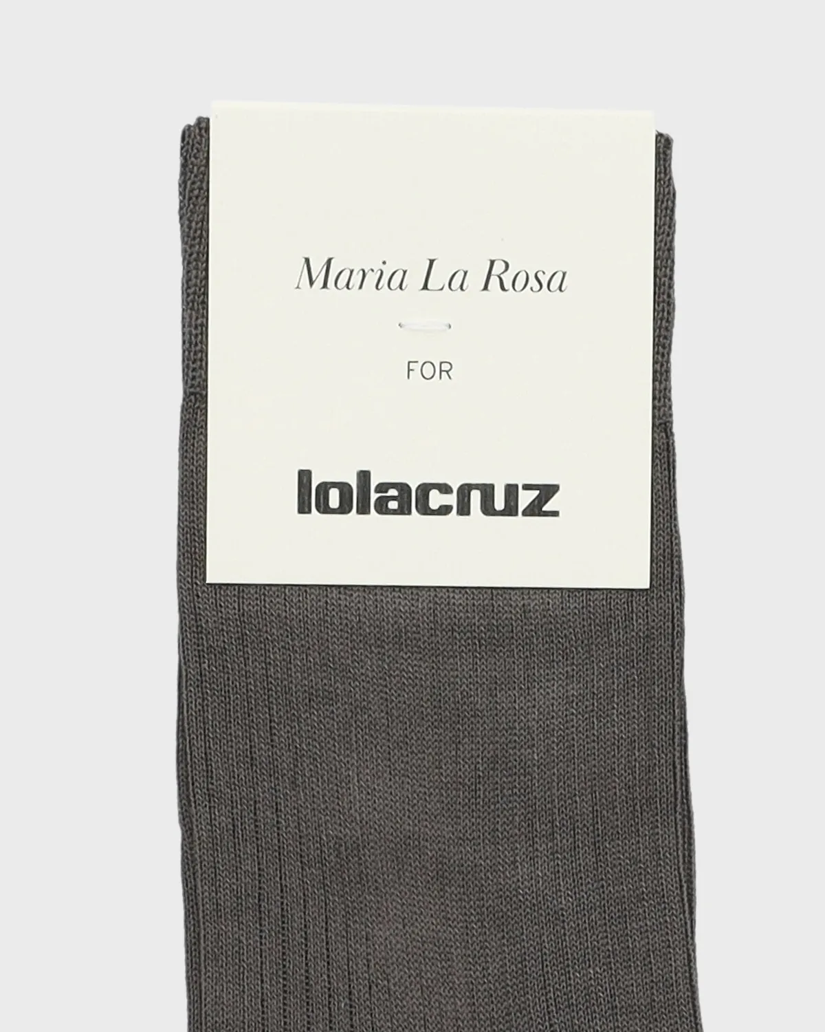 Lola Cruz Silk chaussettes côtelées soie douce