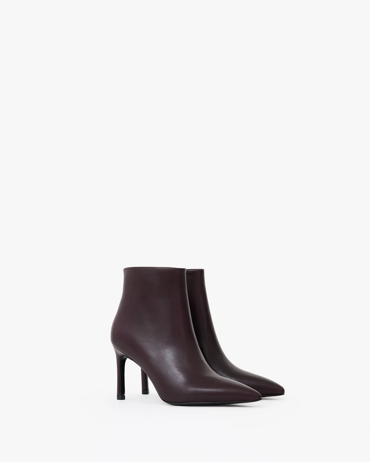 Mi/Mai Noura Burgundy Calf bottines bordeaux cuir
