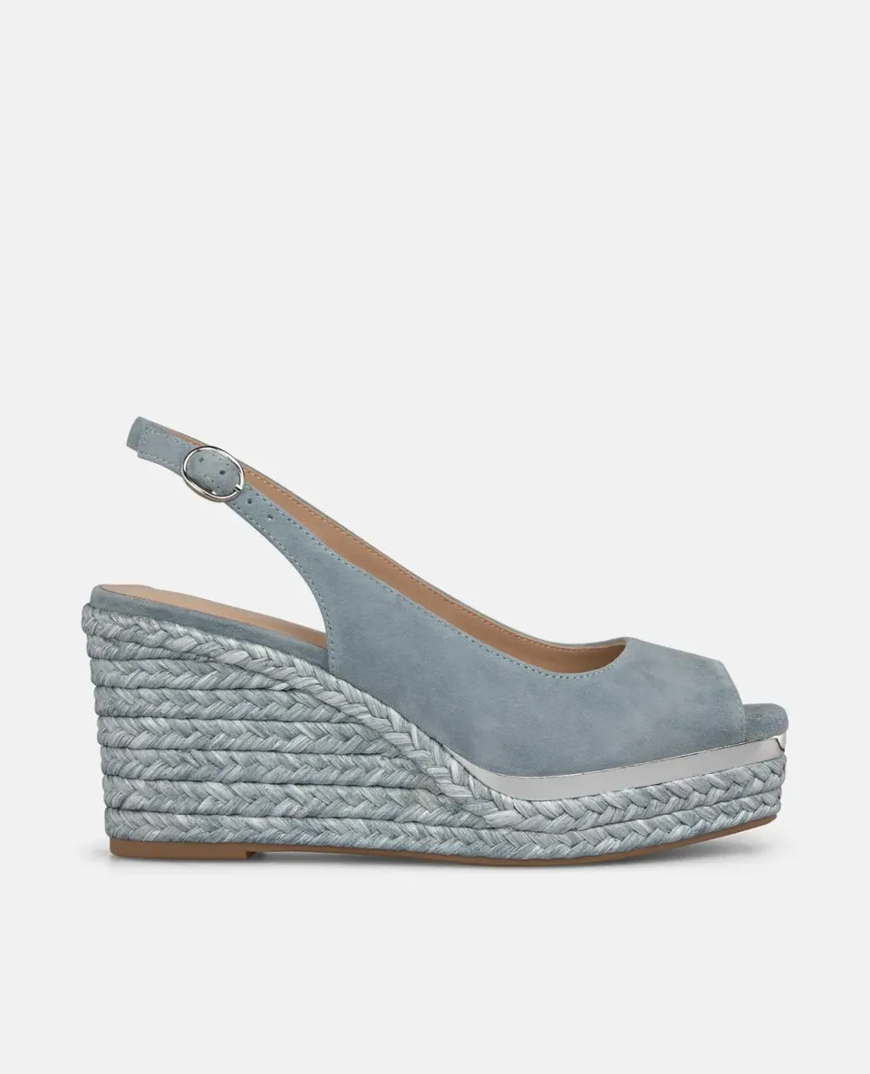 Alma en Pena V266000 espadrille compensée cuir 9,5 cm