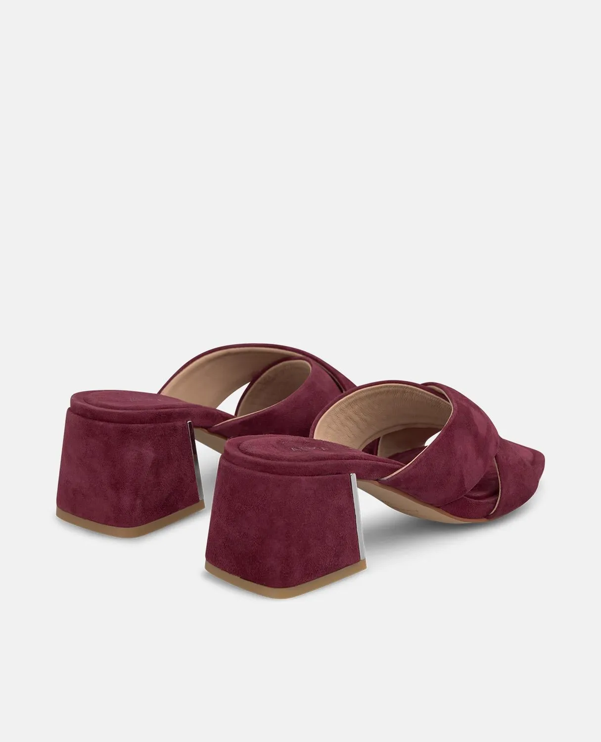 ALMA EN PENA V263104 sandales cuir bordeaux brides 6 cm