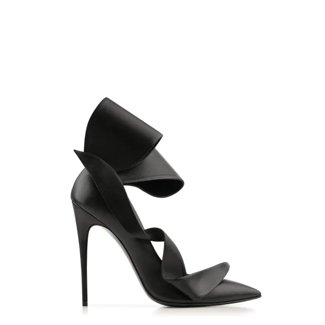Maison Ernest Jasmin 120 escarpins noir mat