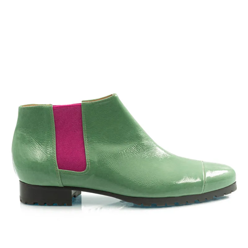 Bégum Paris Lucrèce Vogue boots femme jade vernis
