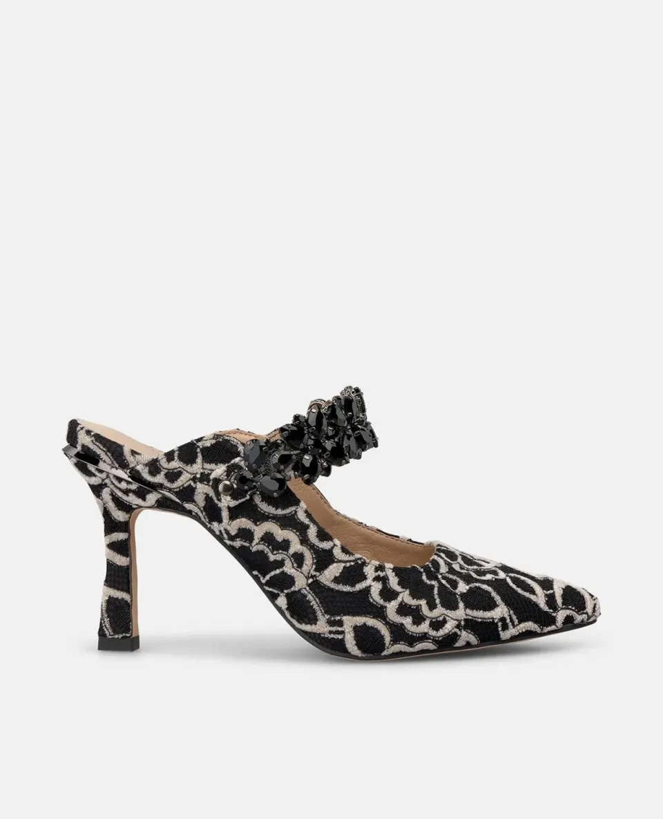 Alma en Pena I260252 escarpins noirs vernis brillants