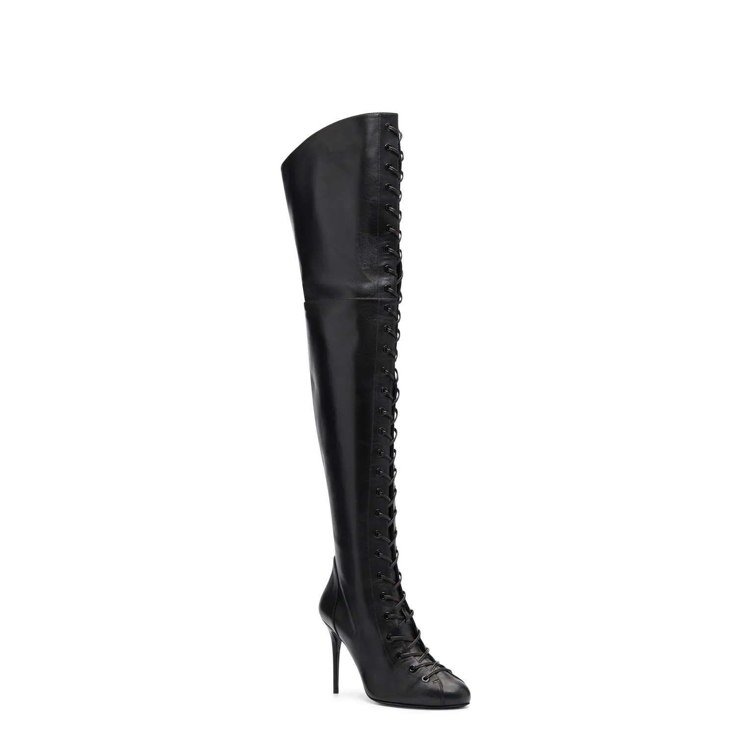 Maison Ernest Bandit Cuissarde 100 Noir talon 10 cm