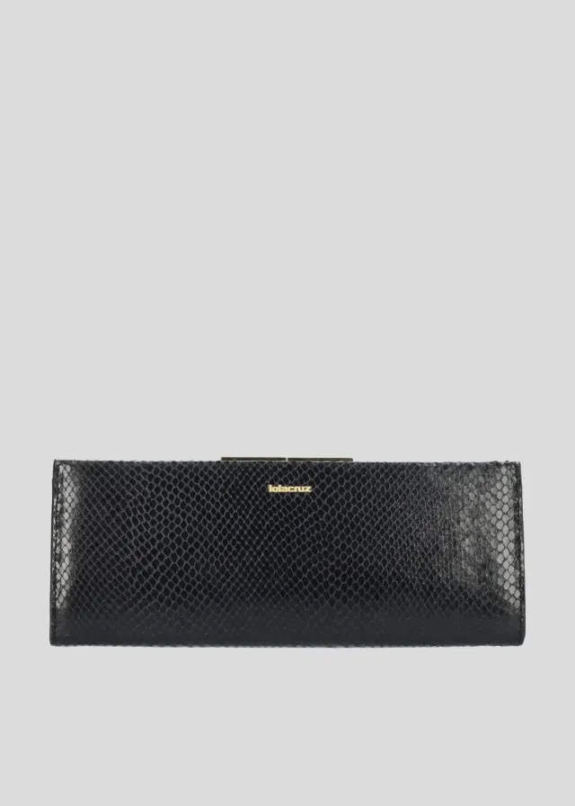 Lola Cruz Ecla pochette soirée noire