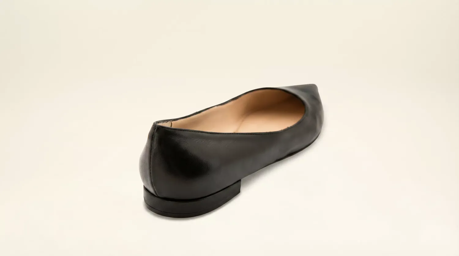 Matteo Pitti Sonia ballerines pointues noires cuir