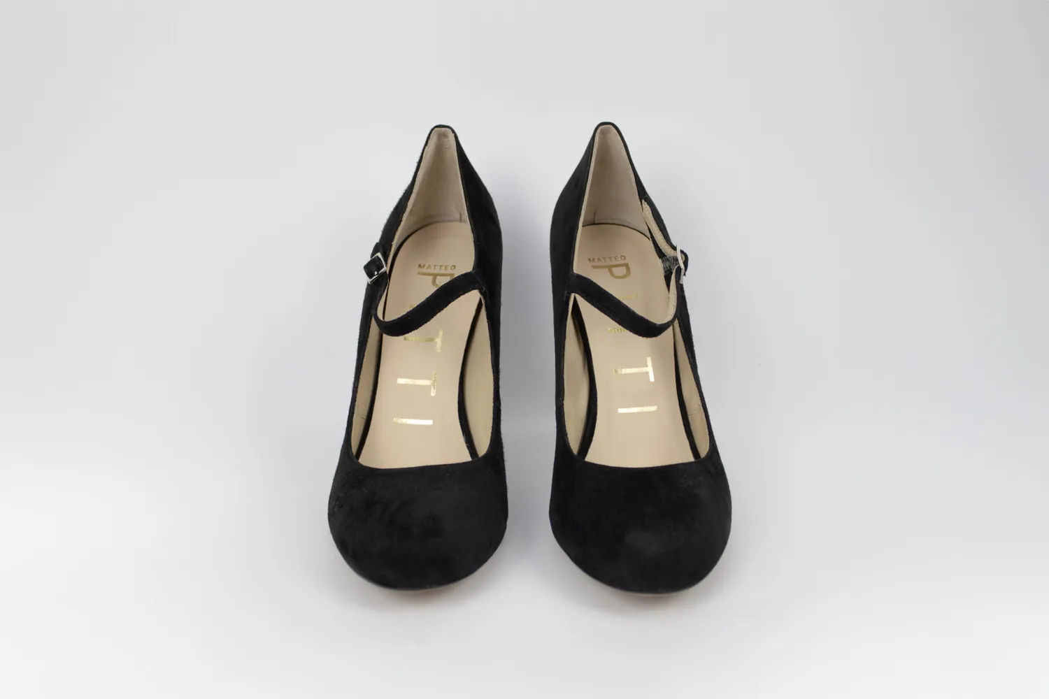Matteo Pitti Cristin escarpins daim noir talon 90
