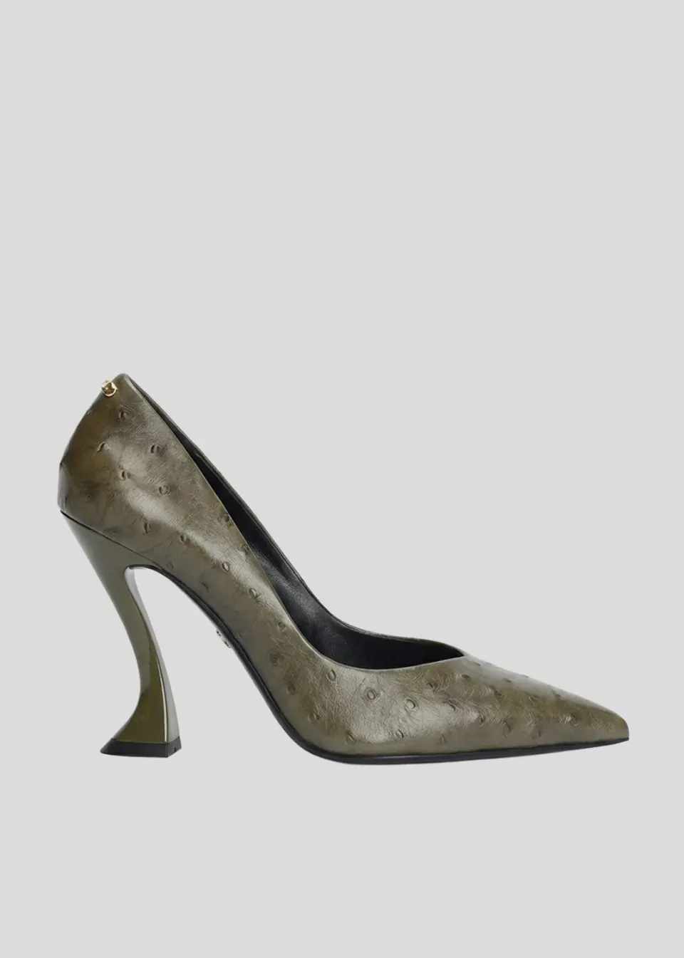 Lola Cruz Eugenia Pumps 95 escarpins kaki talon 9,5 cm