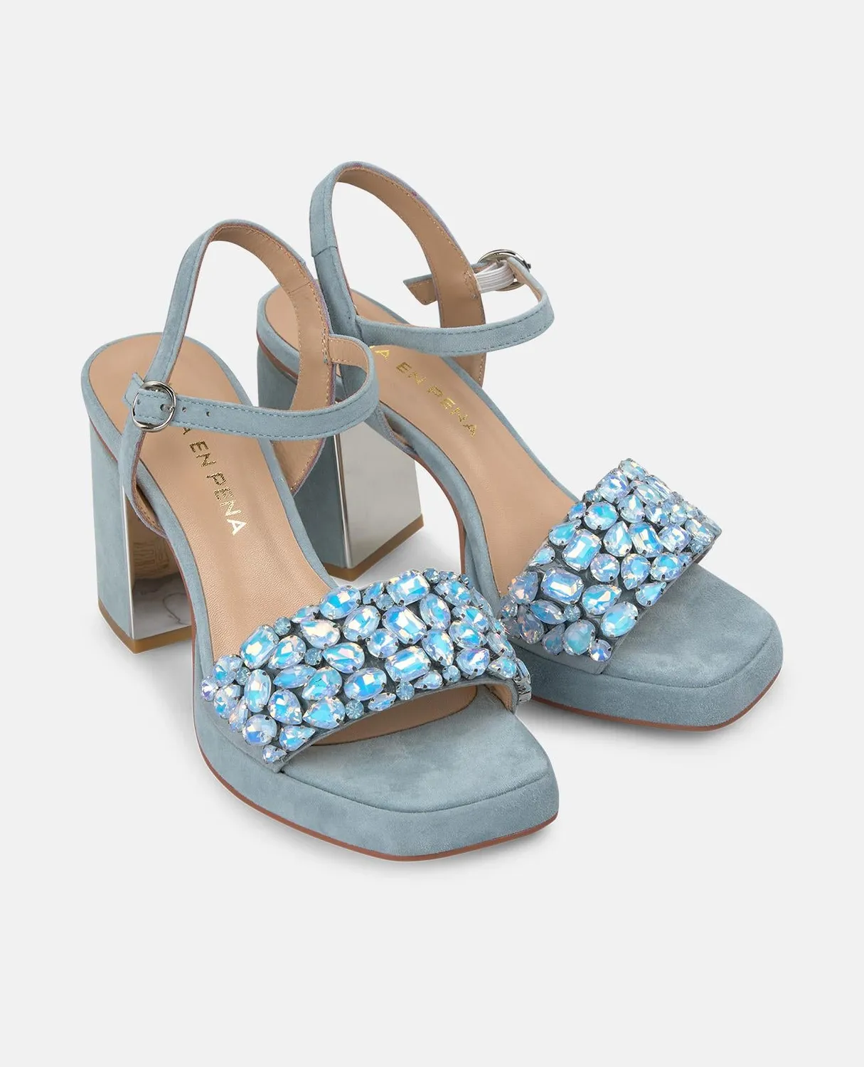 Alma en Pena V250792 sandale bleue talon 8,5 cm