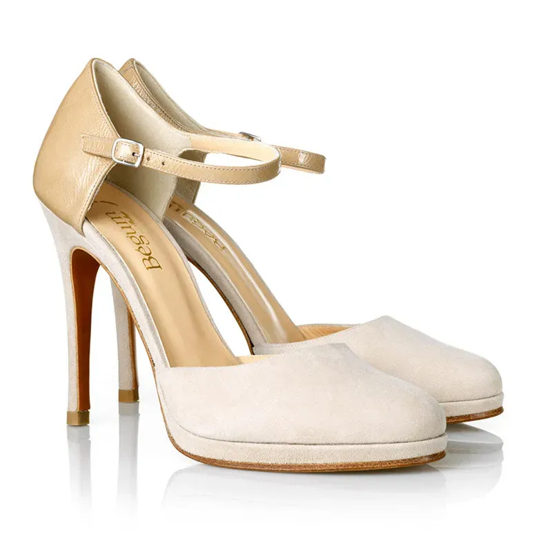 Bégum Paris Rome sandale sable bride cheville