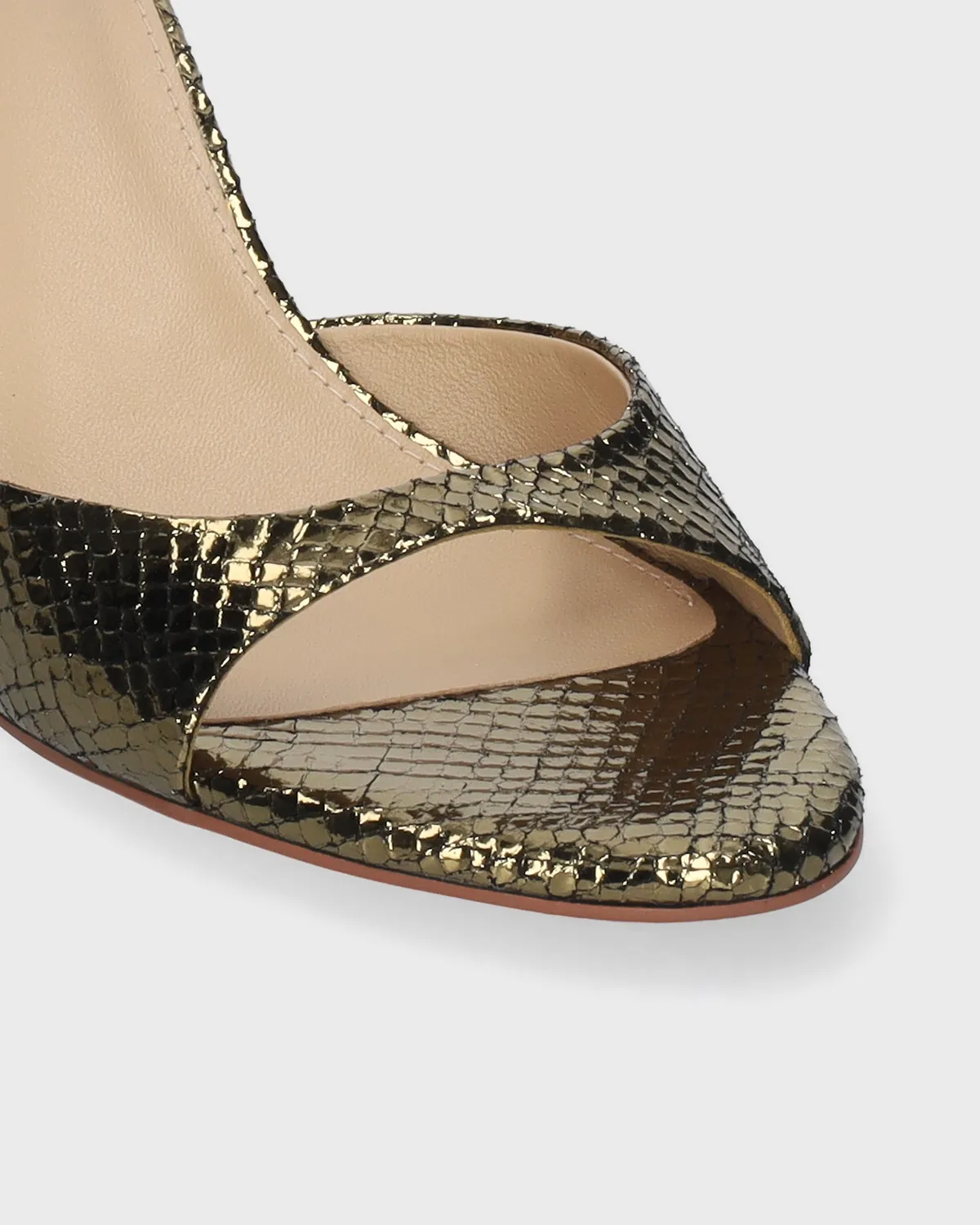 Lola Cruz Kumala sandales 65 kaki talon 6,5 cm