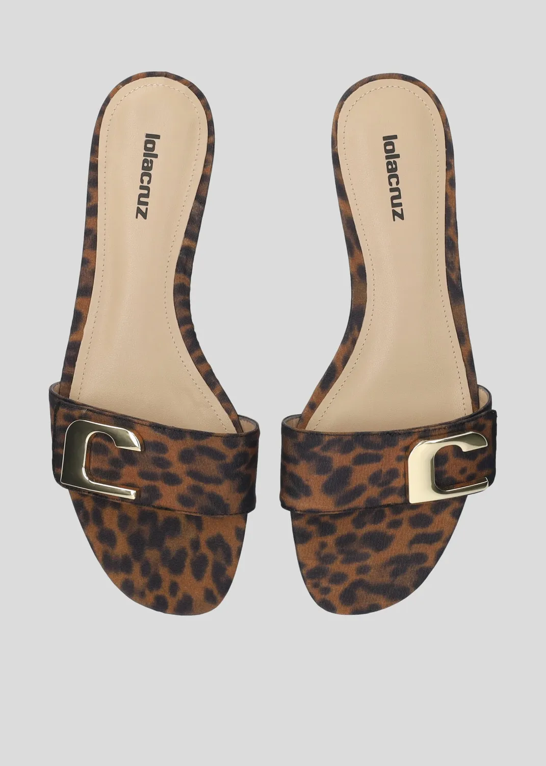 Lola Cruz Lola mules leopard 35-42 motif animal