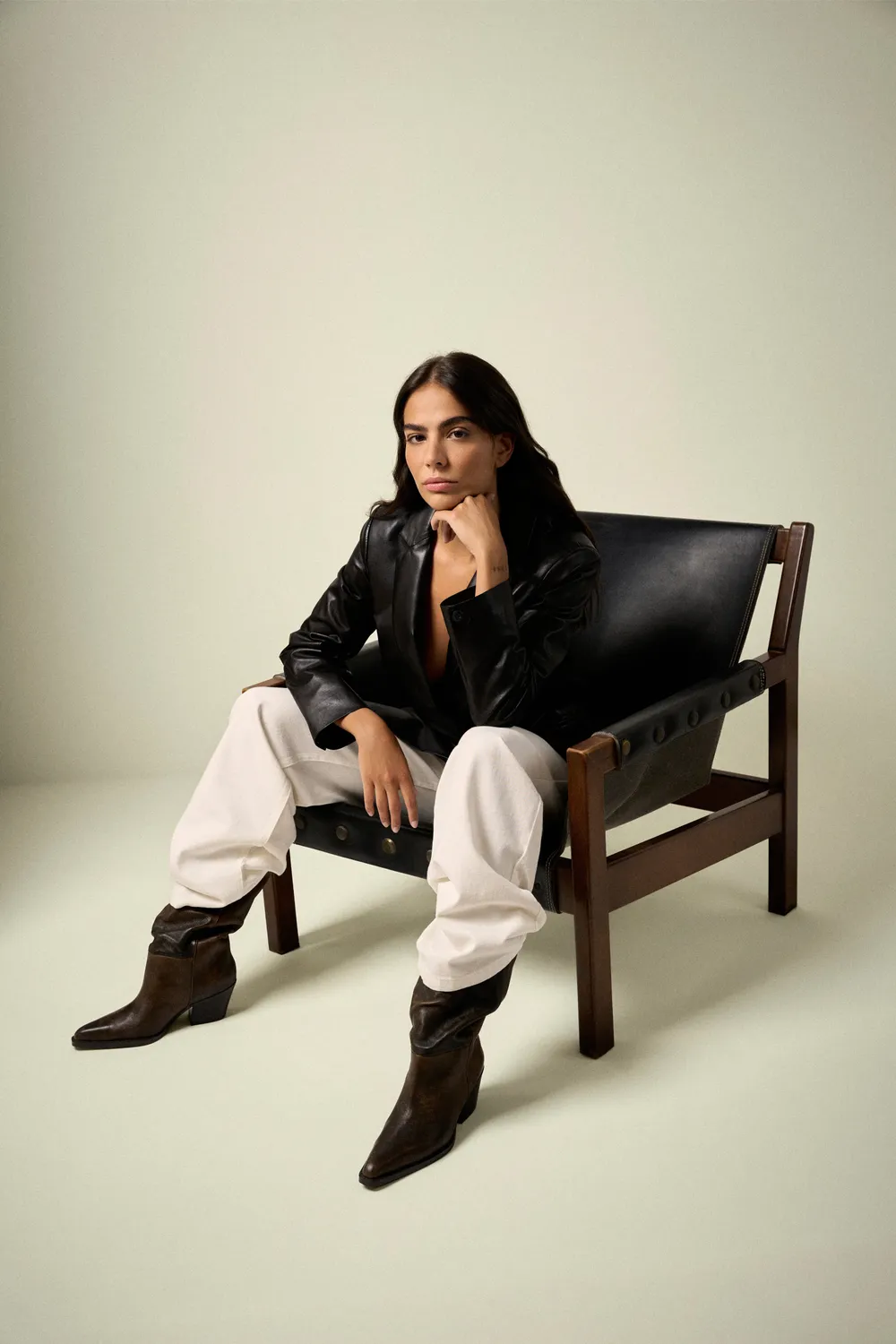 Lola Cruz Kara Boots 60 bottes chocolat talon 60