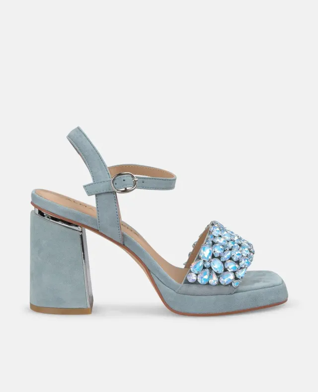 Alma en Pena V250792 sandale bleue talon 8,5 cm