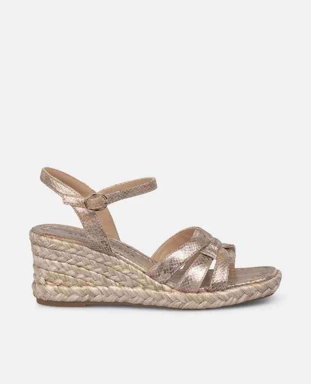 Alma en Pena V2650800 compensées camel toile 6,5 cm