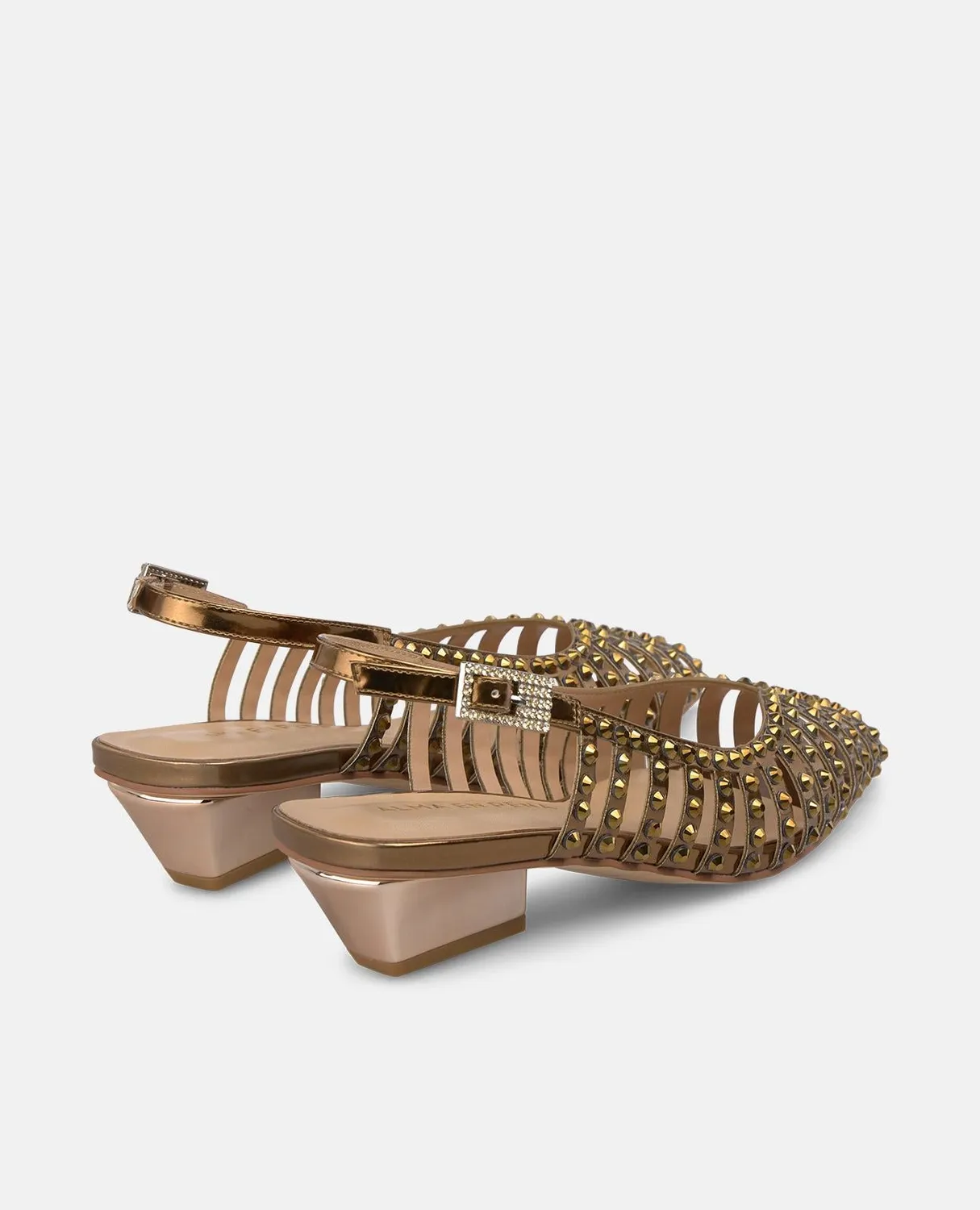 Alma en Pena V260754 escarpins bronze talon 5 cm
