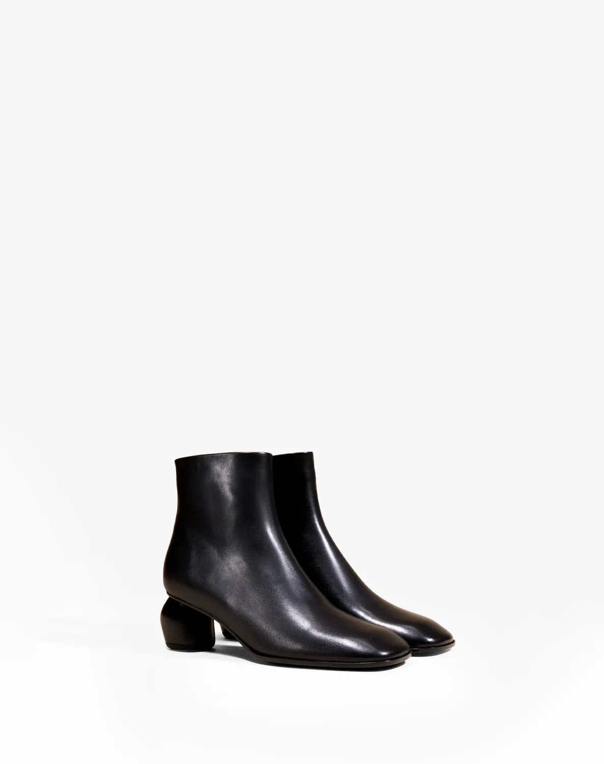 Mi/Mai Tadao Black bottines noir talon 5 cm
