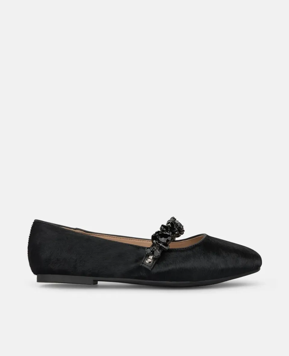 Alma en Pena I260063C Ballerines Cuir Noir Plat