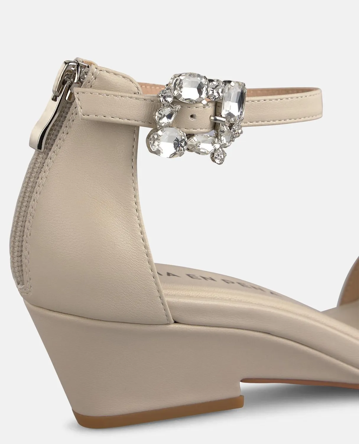 Alma en Pena V260780 sandales cuir blanc talon bloc 6 cm