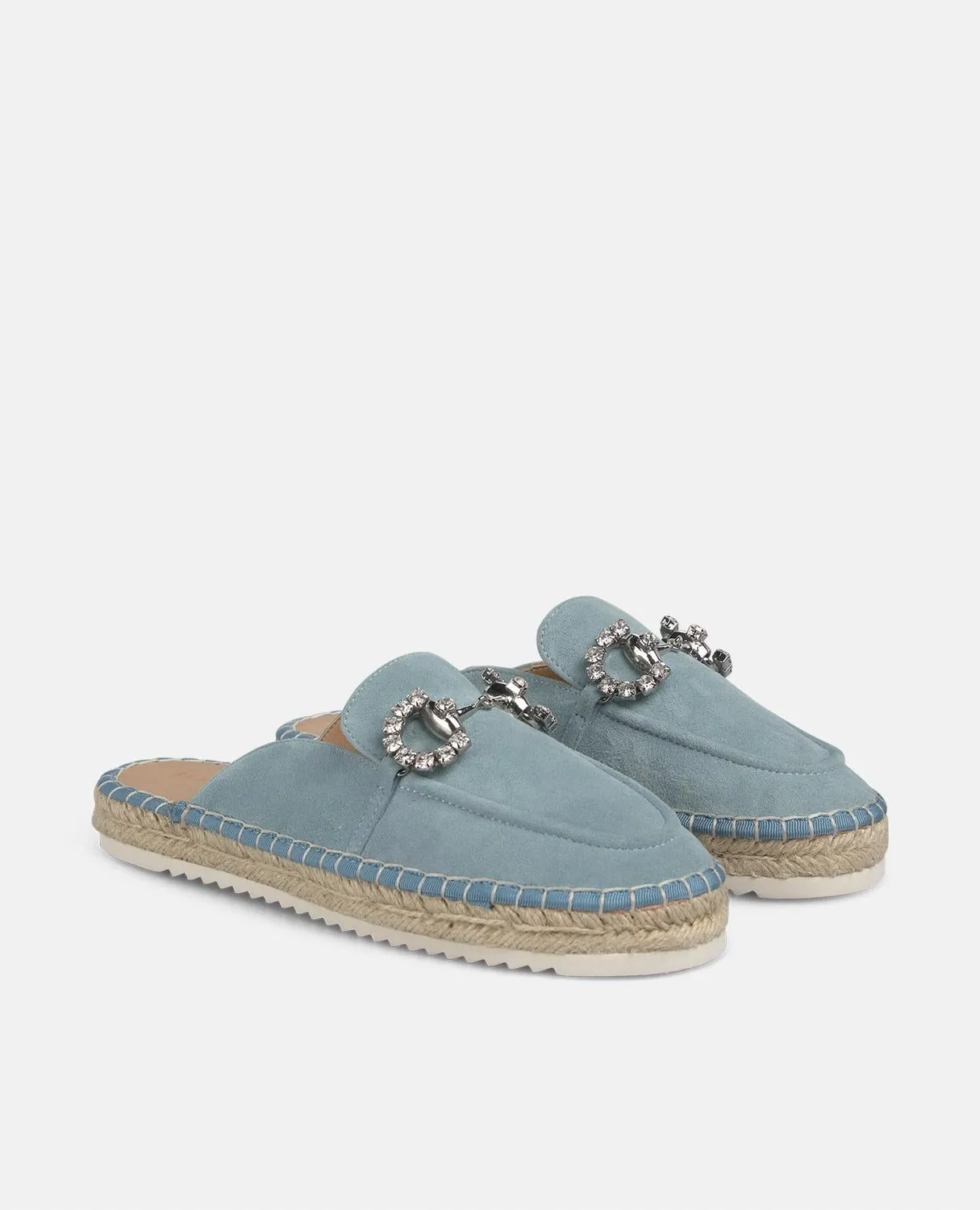 Alma en Pena V250272 mules plates bleu jeans