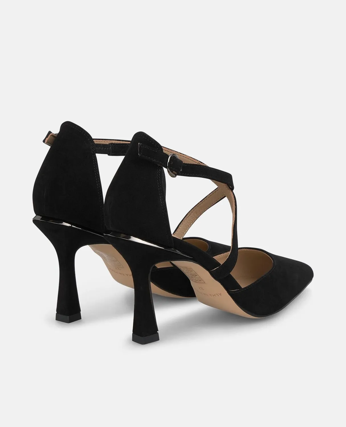 Alma en Pena I250395 escarpins noirs cuir talon 9 cm