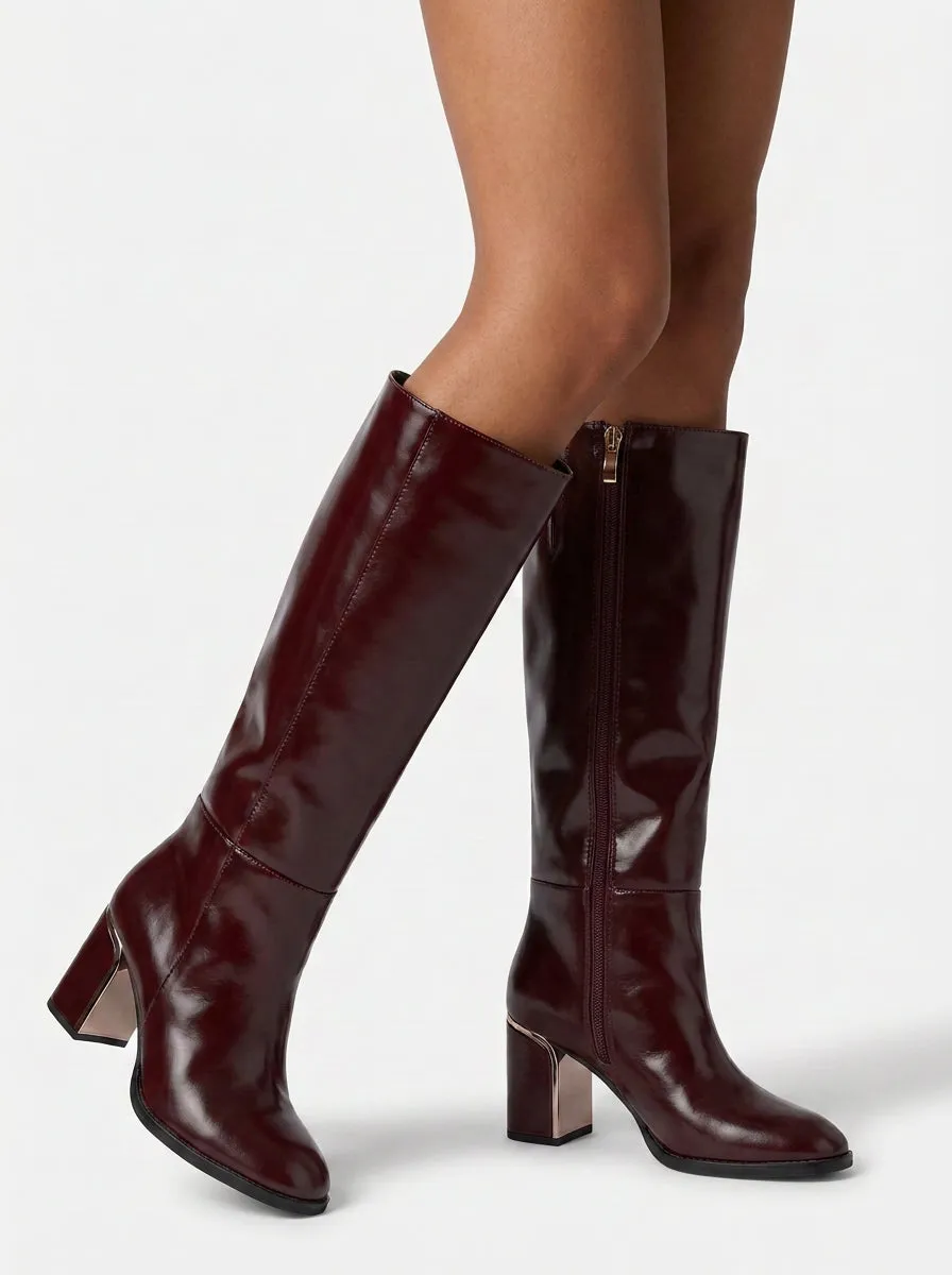 Alma en Pena I260500C bottes cuir bordeaux 8 cm
