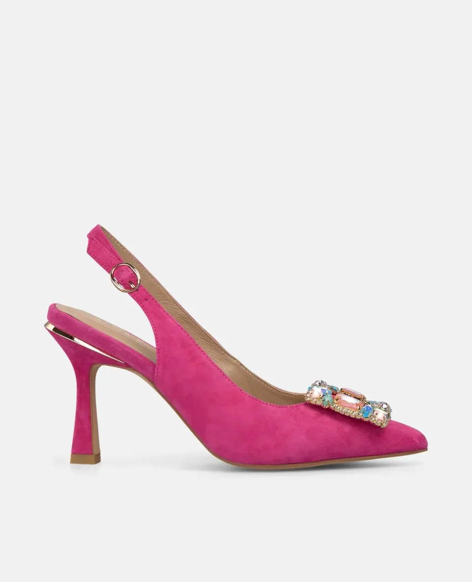 Alma en Pena V262000 escarpins slingback fuchsia talon 9cm