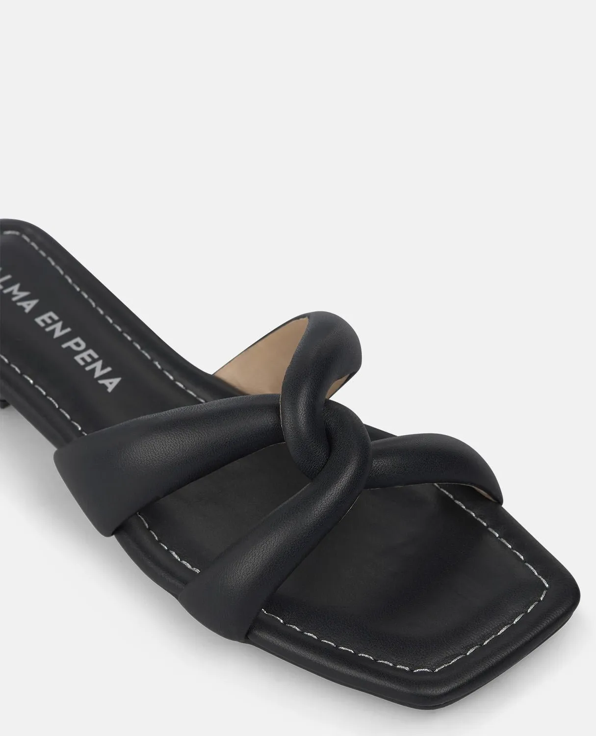 Alma en Pena V268608 sandales noires cuir 2 cm