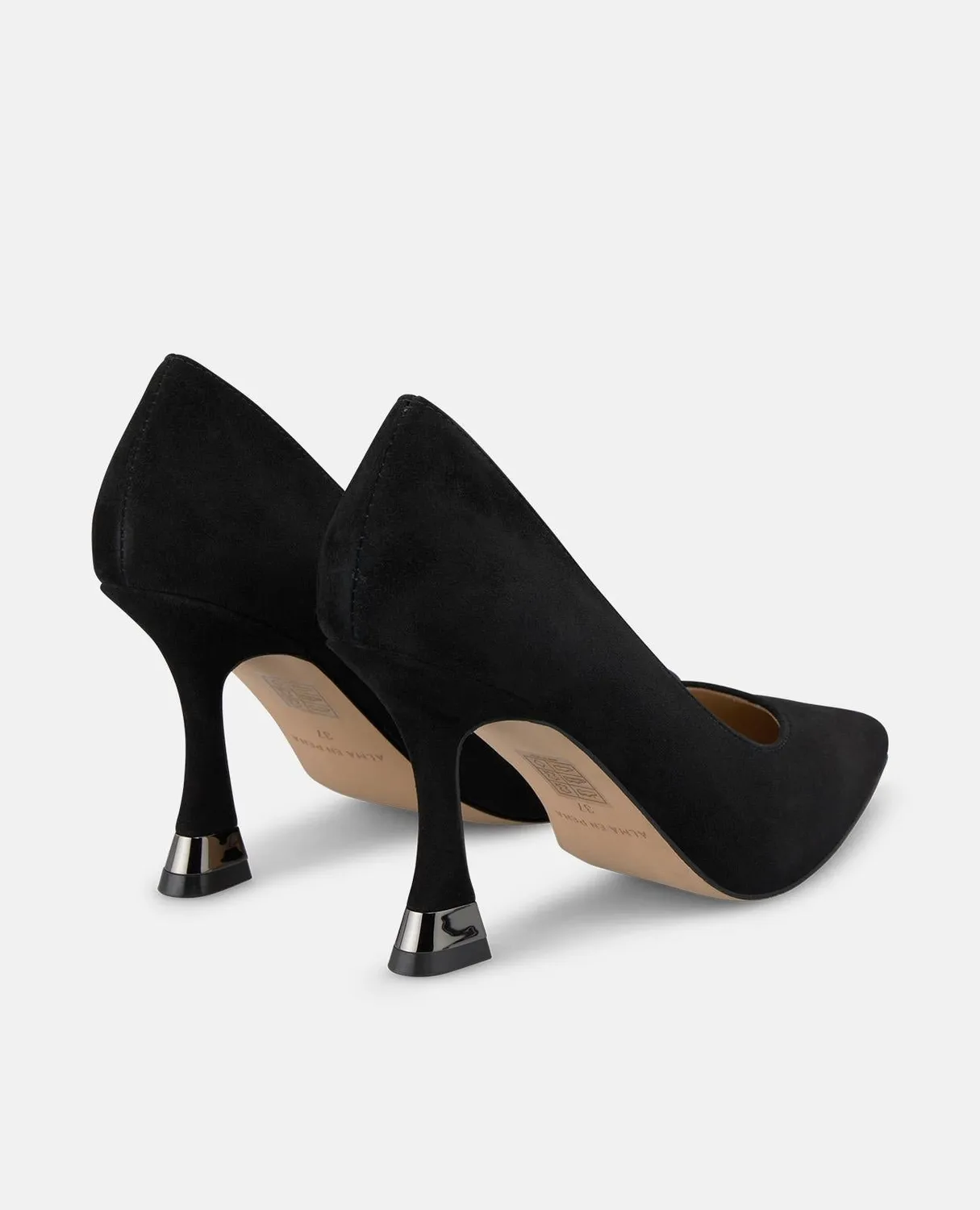 Alma en Pena I250430 escarpins noir cuir talon 9 cm