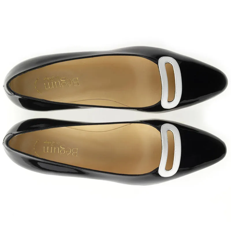 Bégum Paris Vénus escarpin verni talon 4 cm