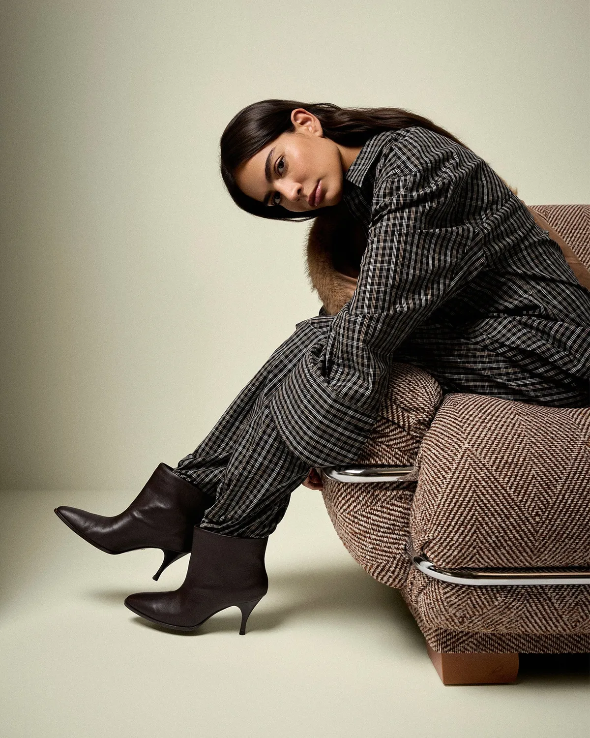 Lola Cruz Geniveve 80 bottines chocolat