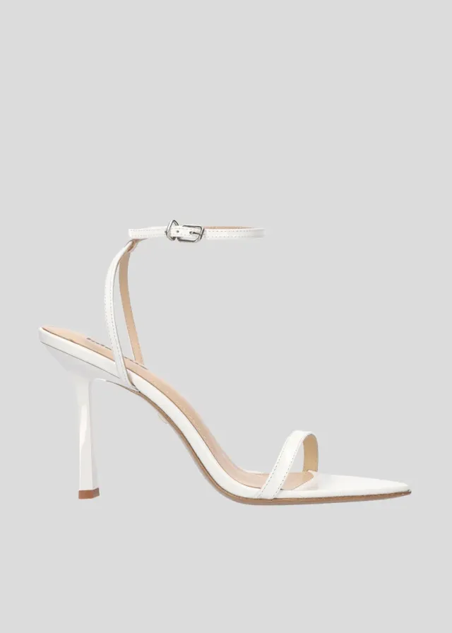 Lola Cruz Summer Heel Sandals 95 sandales blanc 9,5 cm