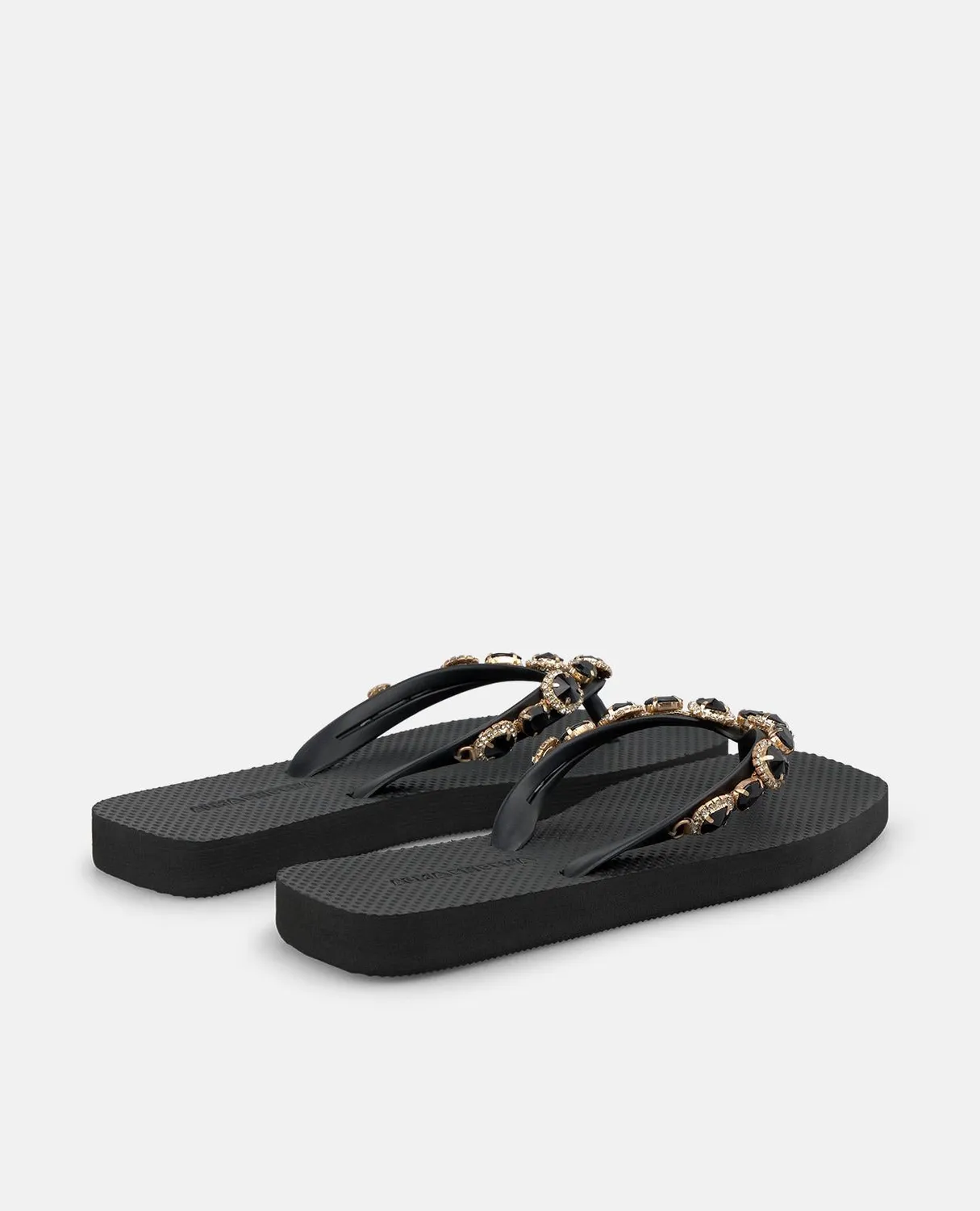 Alma en Pena V269009 tong plage noir synthétique semelle 2 cm
