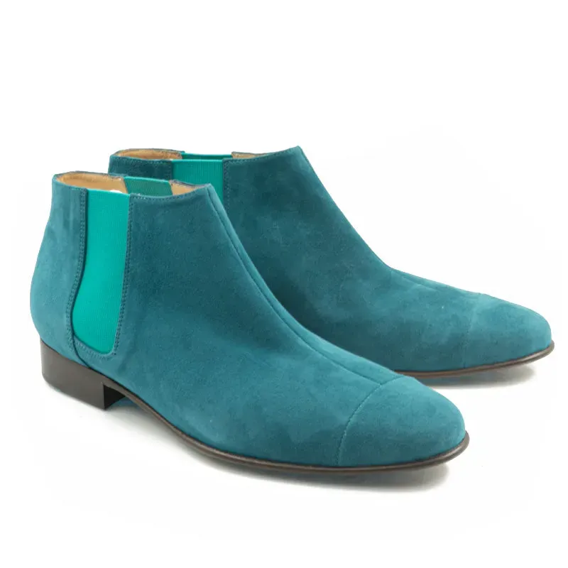 Bégum Paris Lucrèce bottines colvert chèvre velours