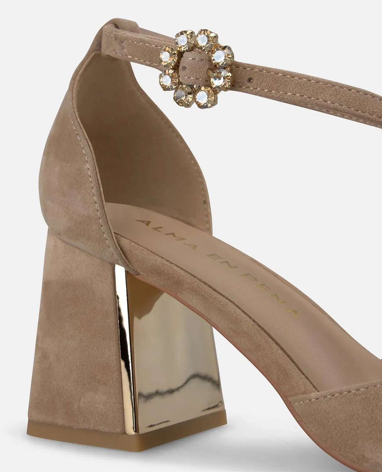 Alma en Pena I260164 escarpins sable ante talon 7 cm