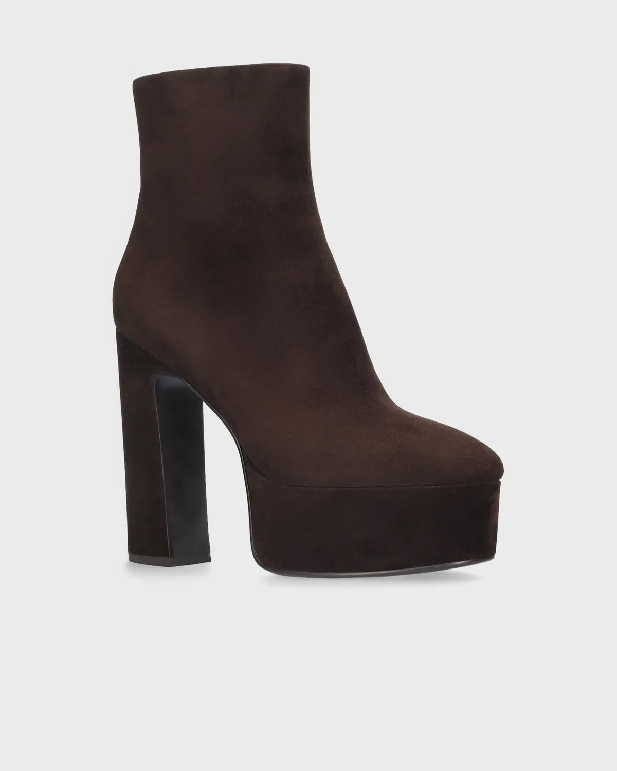Lola Cruz Leste 120 bottines chocolat talon 12 cm