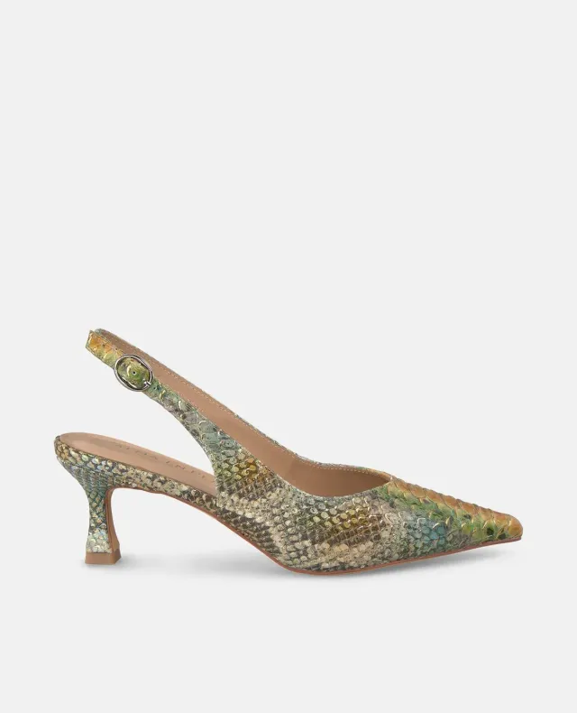 Alma en Pena V250650 escarpins bronze cuir talon 6 cm